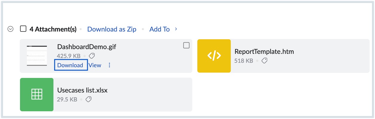 Download attachments Download attachments